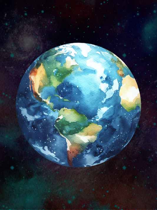 Watercolor Earth
