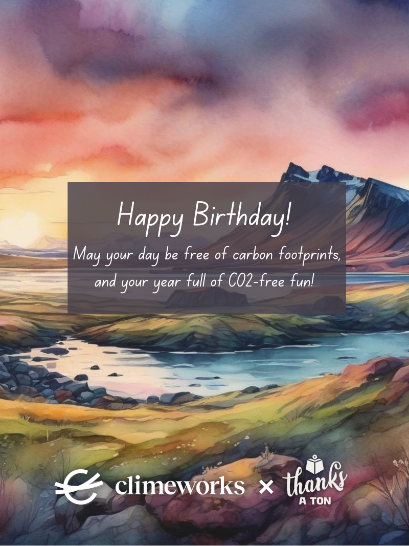CO₂ Free Birthday