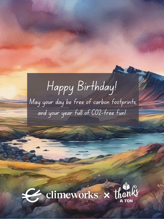 CO₂ Free Birthday
