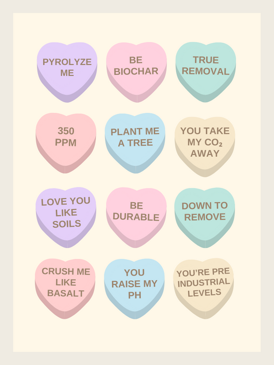 Carbon Removal Heart Candies (Light)