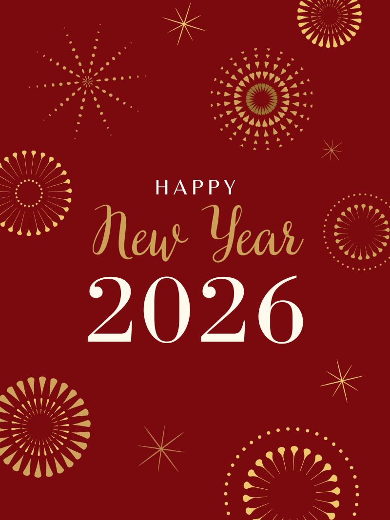 Red & Gold Happy New Year