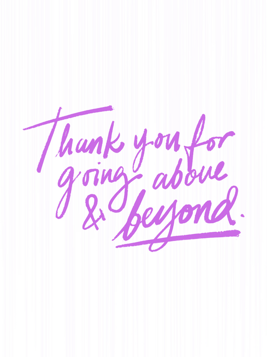 Above & Beyond (Pink)