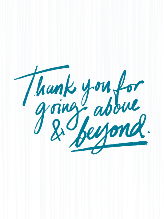 Above & Beyond (Teal)
