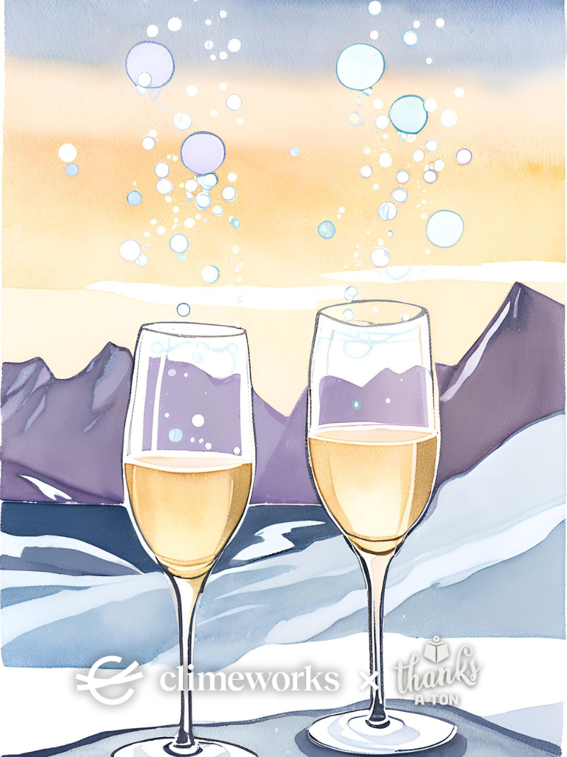 New Year Champagne Toast