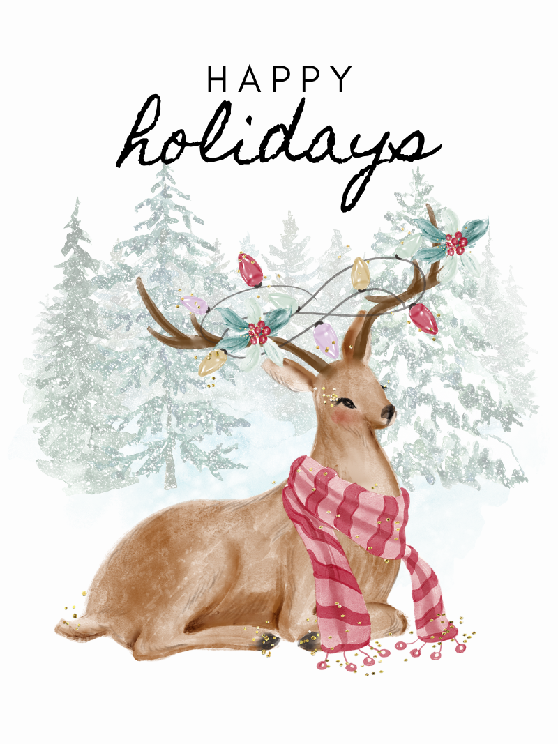 Doe in the Snow