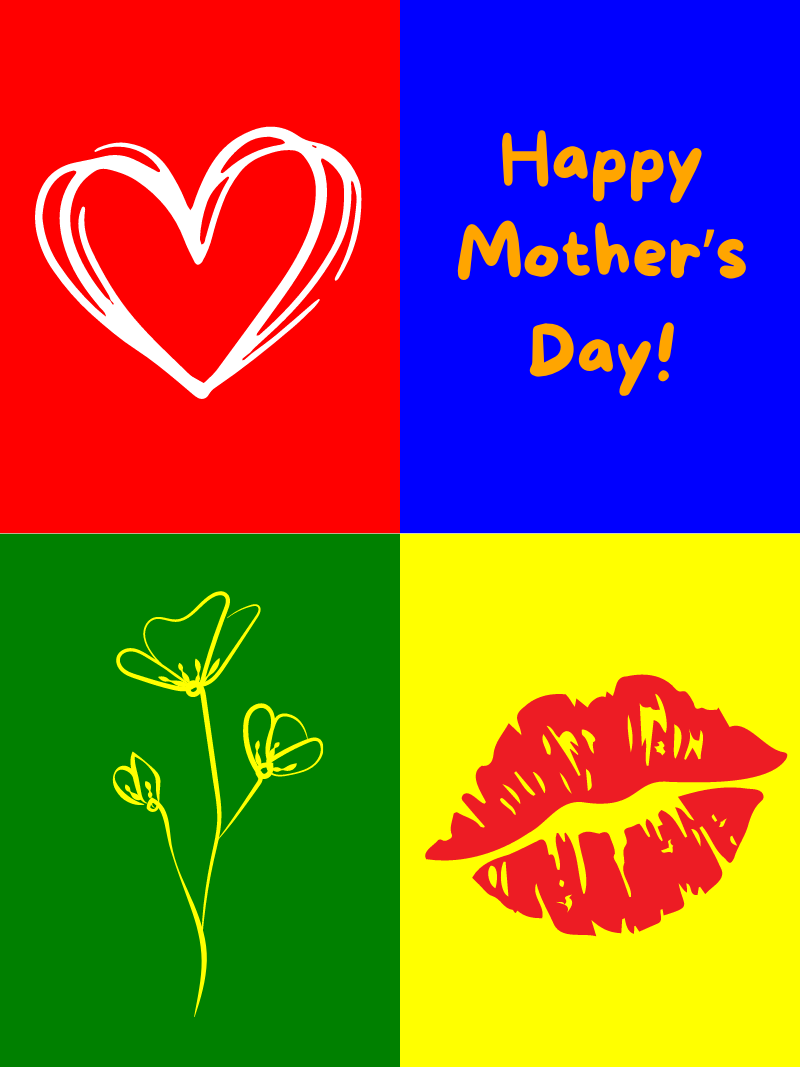 Mother's Day Pop-Art