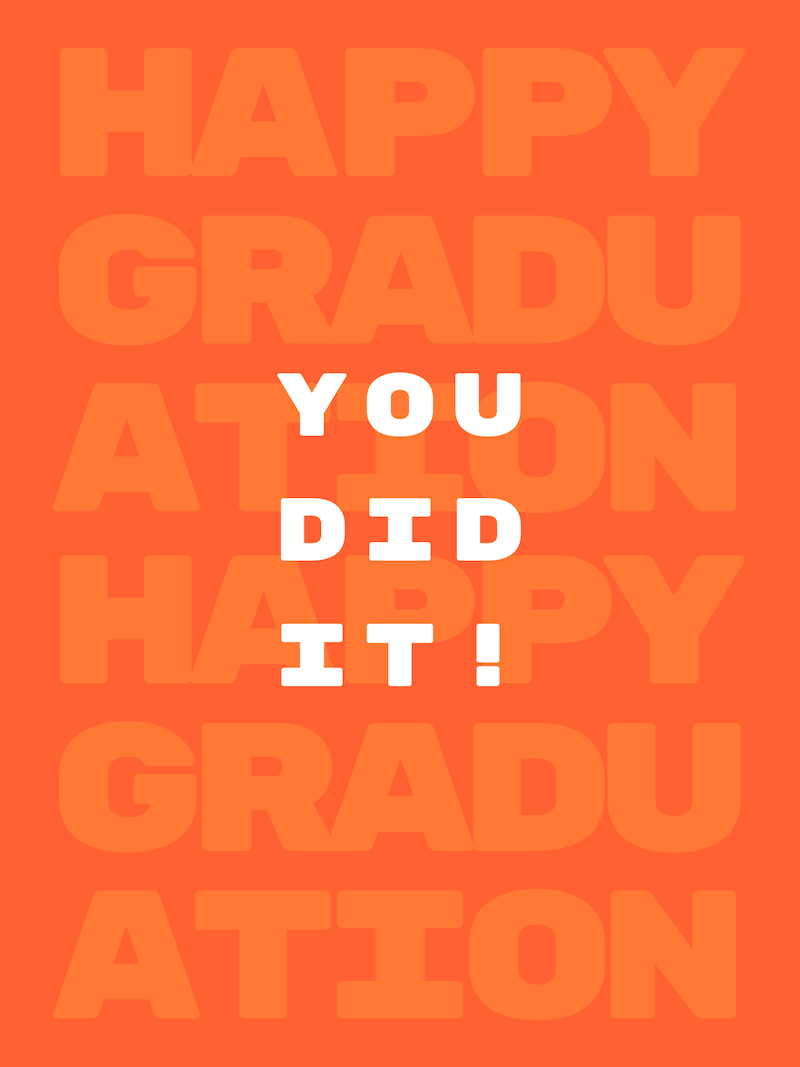 Happy Graduation!