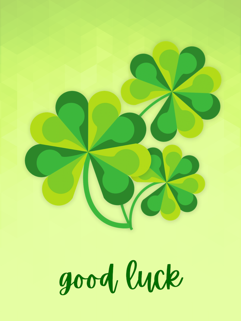 Good Luck Shamrocks