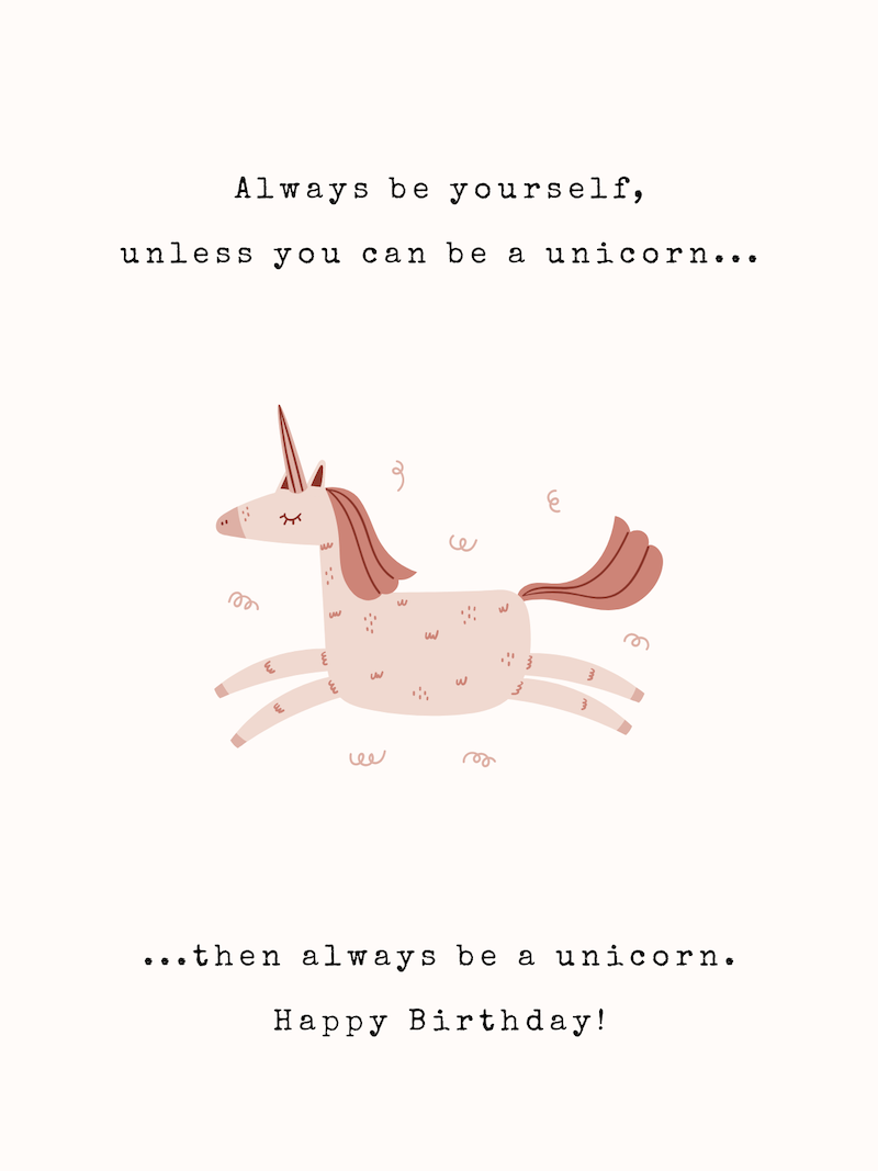 Unicorn Birthday