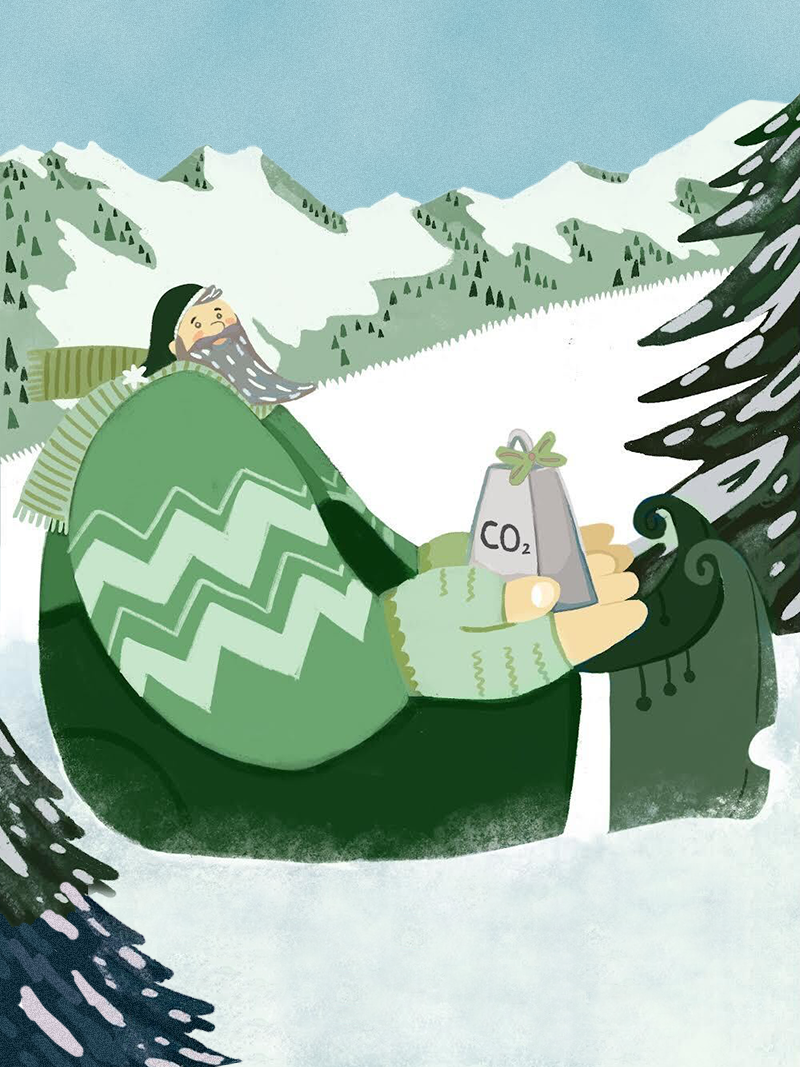 Green Santa's Gift