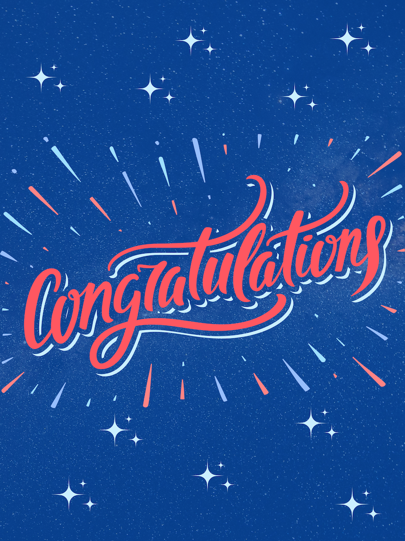 Congratulations