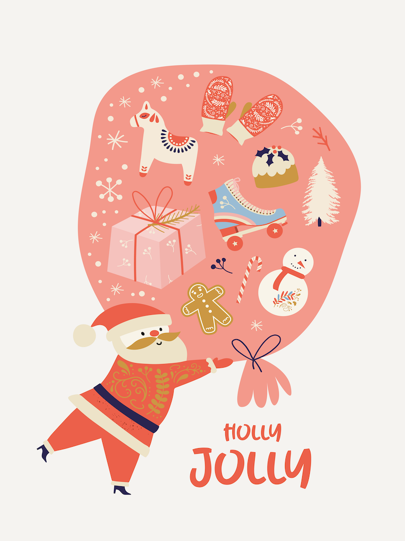 Merry Christmas - Santa's Bag of Presents