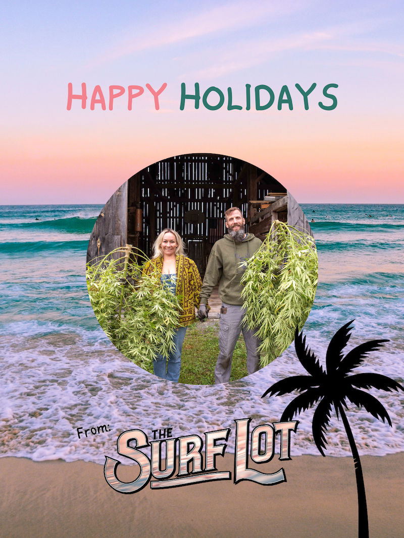 Surf Lot Happy Holidays