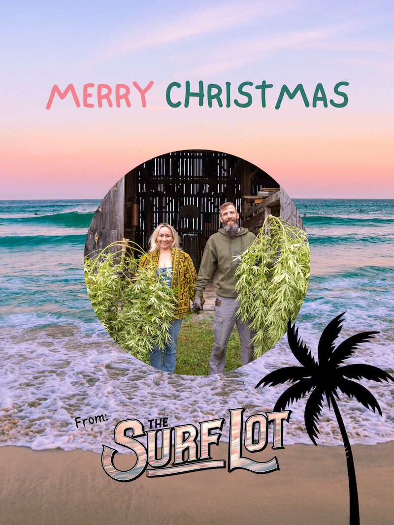 Surf Lot Merry Christmas