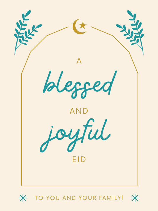Blessed and Joyful Eid