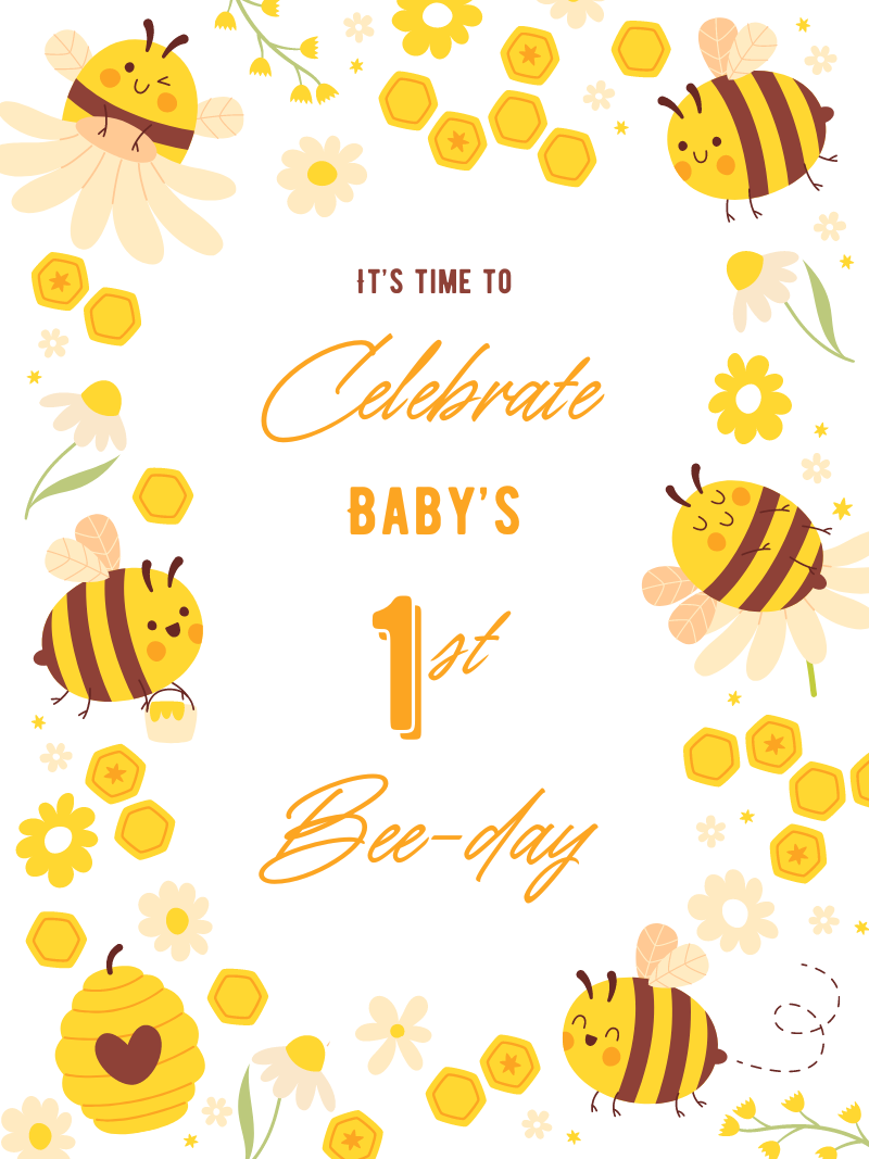 Baby's 1st Bee-day