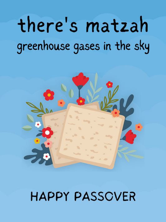 Matzah Greenhouse Gases in the Sky