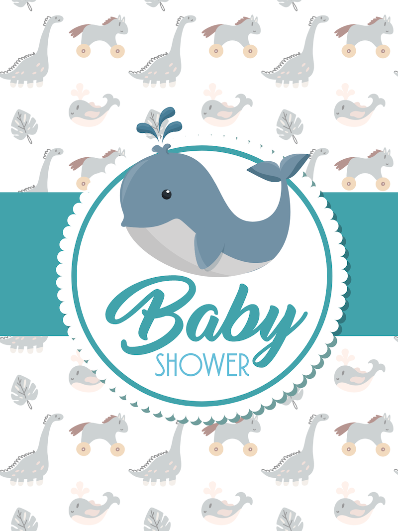 Baby Shower Whale
