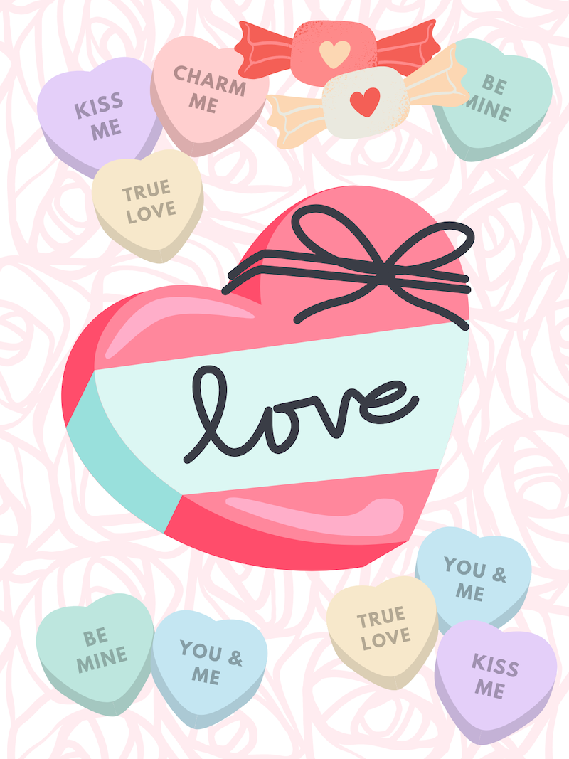 Heart Candy Love Valentine